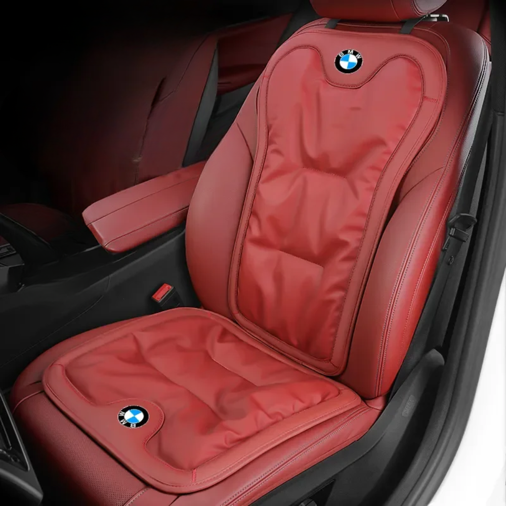 Soporte lumbar para asiento de coche con cojín ergonómico, respaldo con funda transpirable y lavable, 4 colores