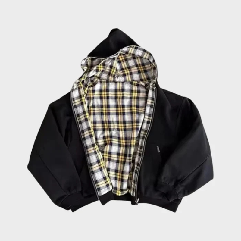 Sudadera con capucha oversize reversible