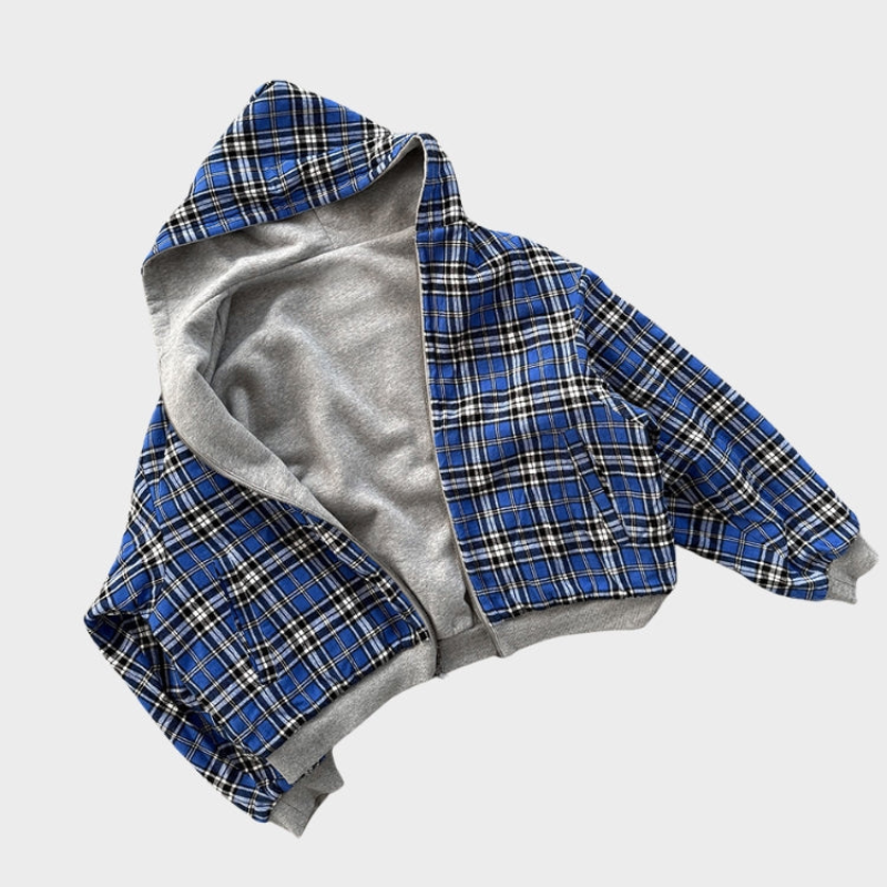 Sudadera con capucha oversize reversible