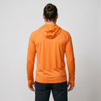 Sudadera con capucha UPF 50+ para hombre – Top UV ligero de secado rápido para senderismo y pesca con presillas para pul