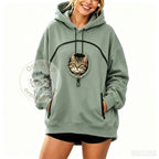 Sudadera con capucha y bolsillo para mascotas