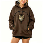 Sudadera con capucha y bolsillo para mascotas