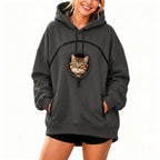 Sudadera con capucha y bolsillo para mascotas