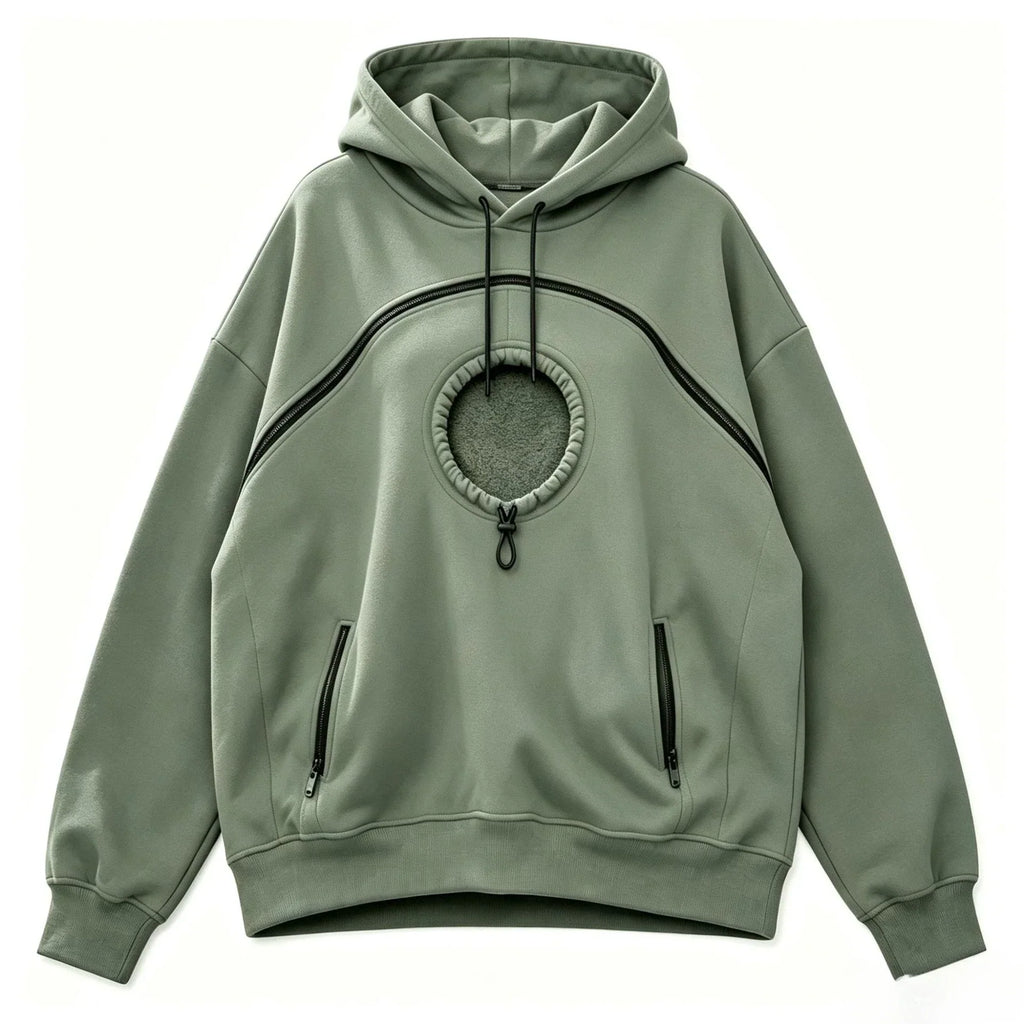 Sudadera con capucha y bolsillo para mascotas