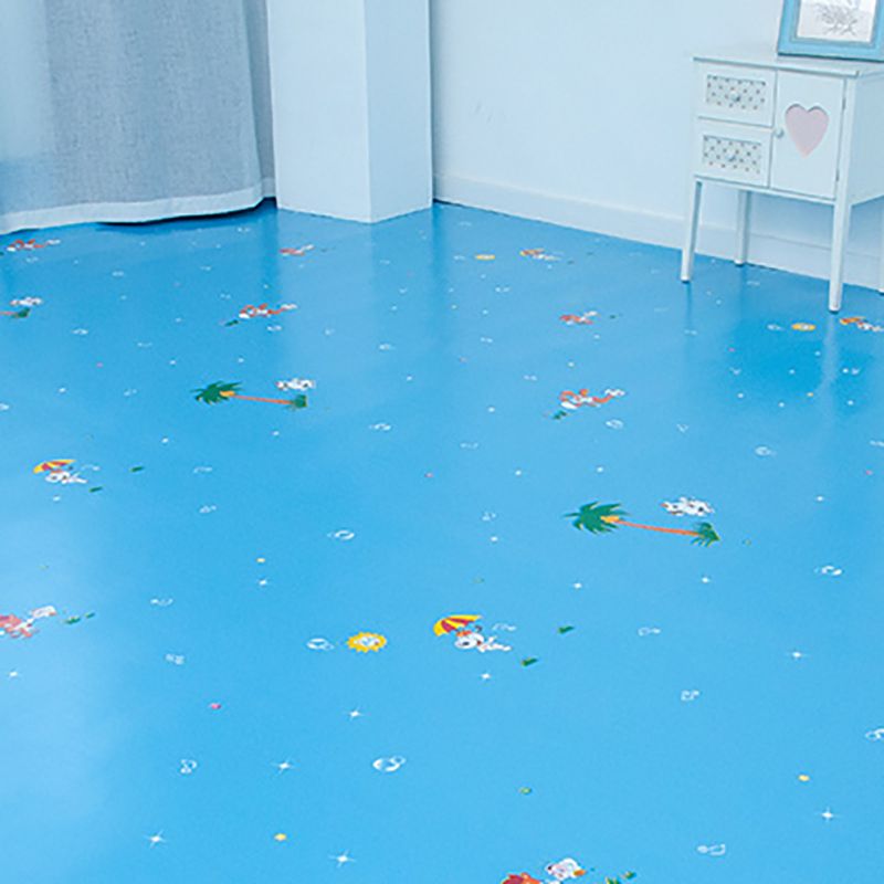 Suelo vinílico infantil PVC impreso resistente a la abrasión