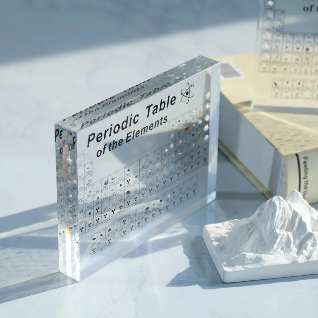 Tabla periódica con elementos reales