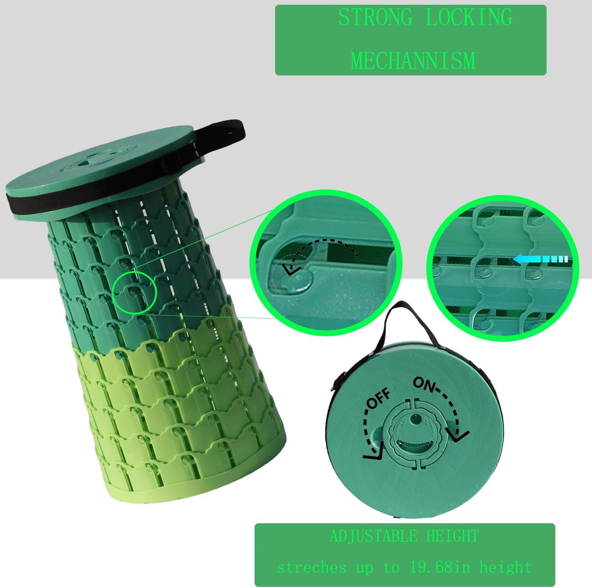Taburete plegable con cojín – SitMax