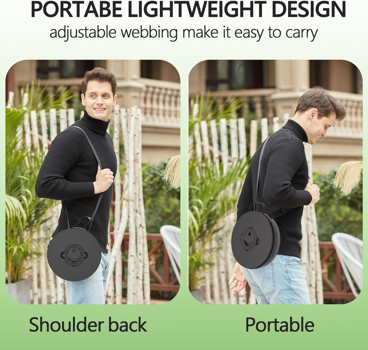 Taburete plegable con cojín – SitMax