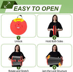 Taburete plegable con cojín – SitMax
