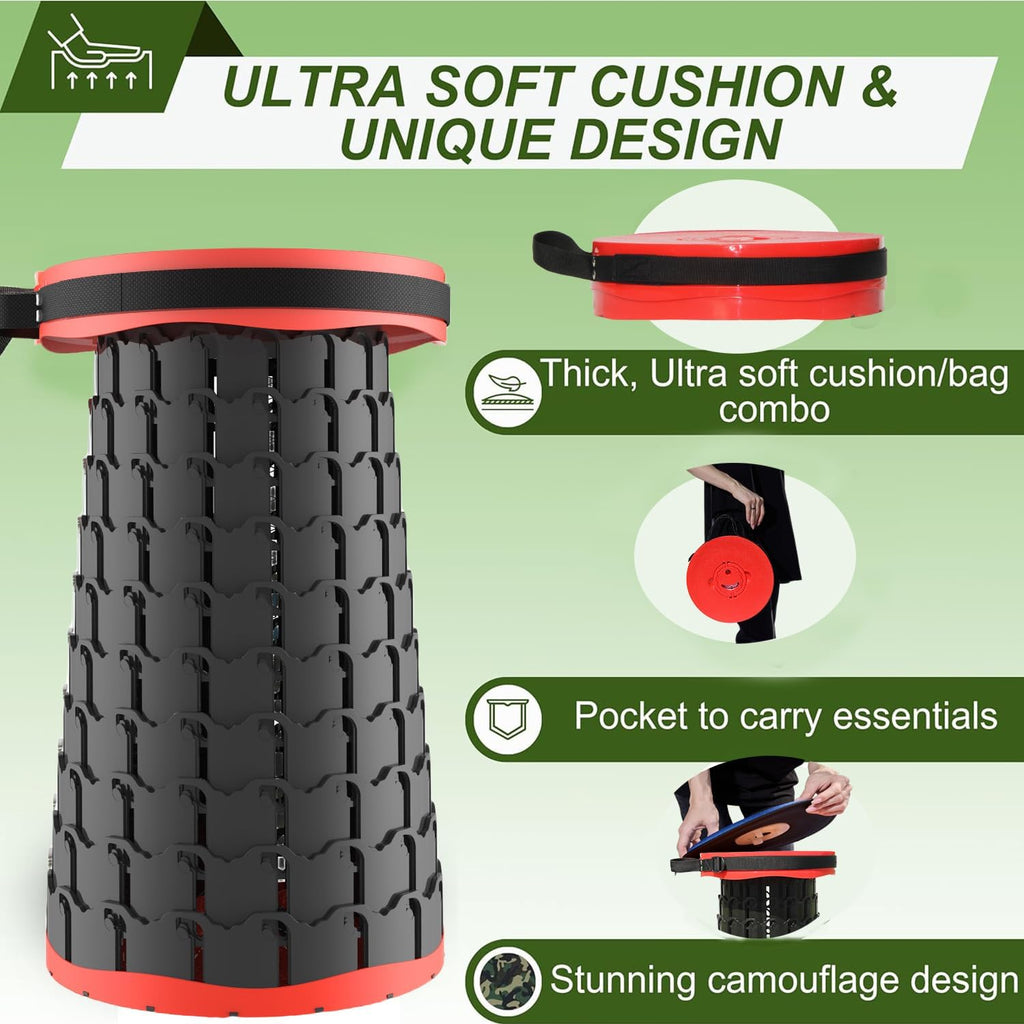 Taburete plegable con cojín – SitMax