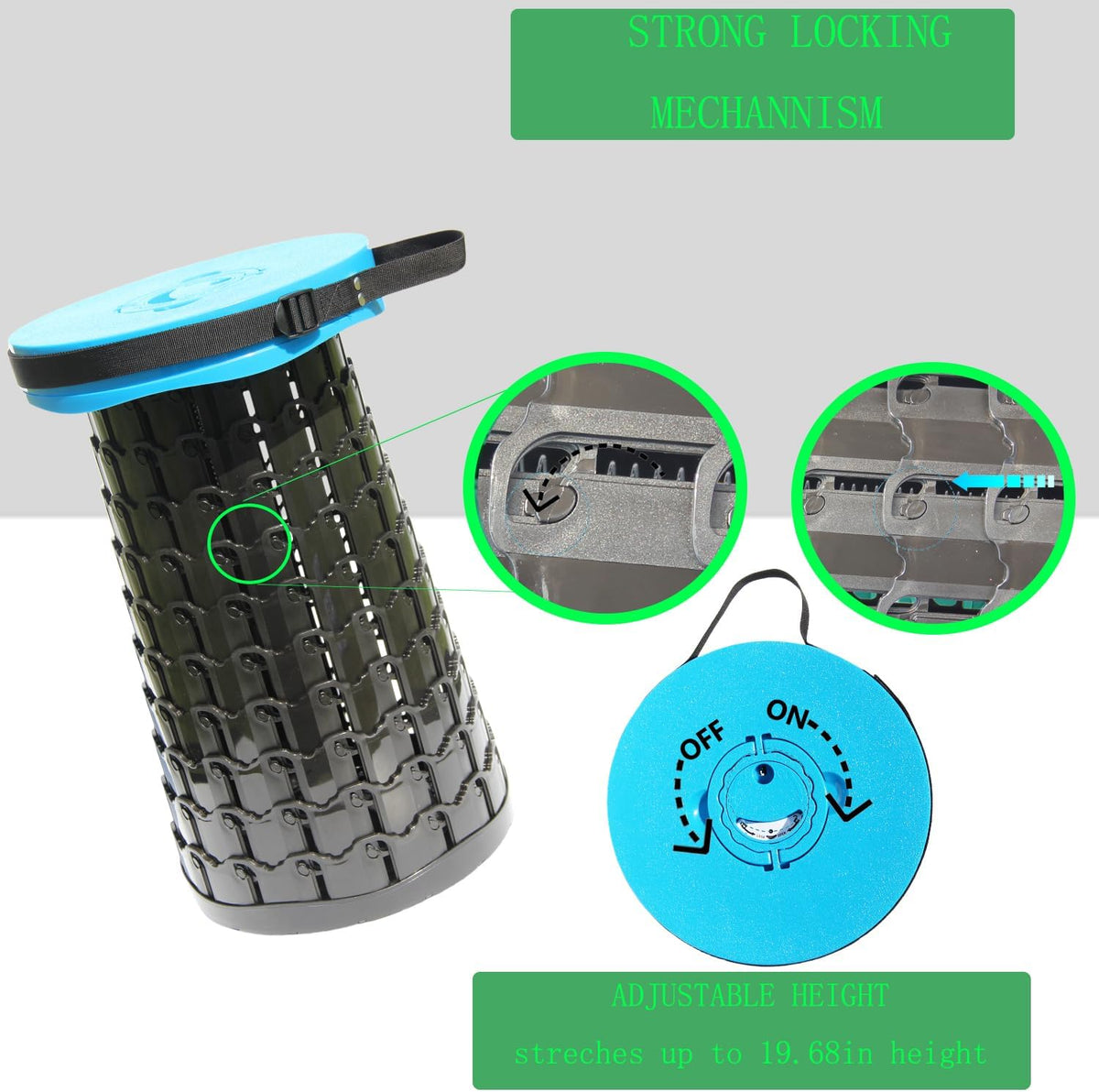 Taburete plegable con cojín – SitMax