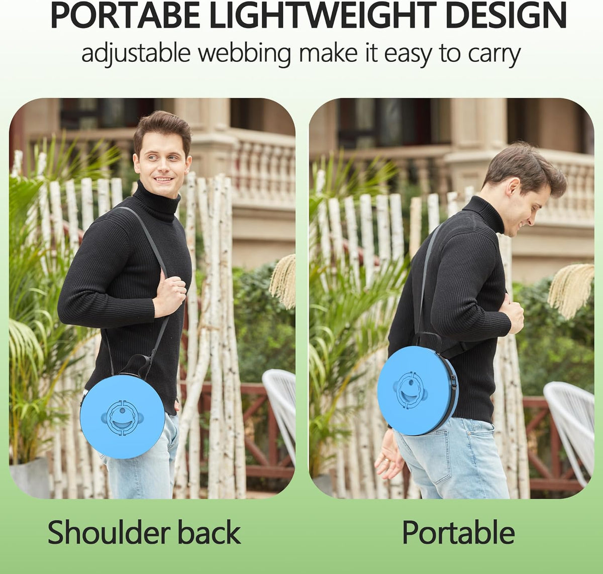 Taburete plegable con cojín – SitMax