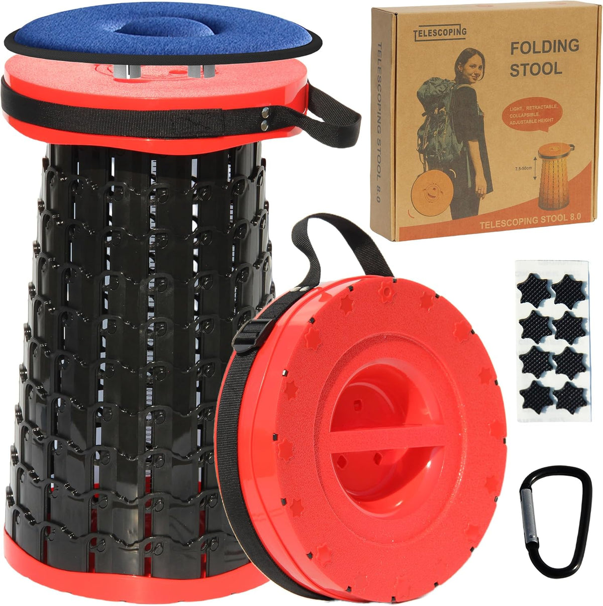 Taburete plegable con cojín – SitMax