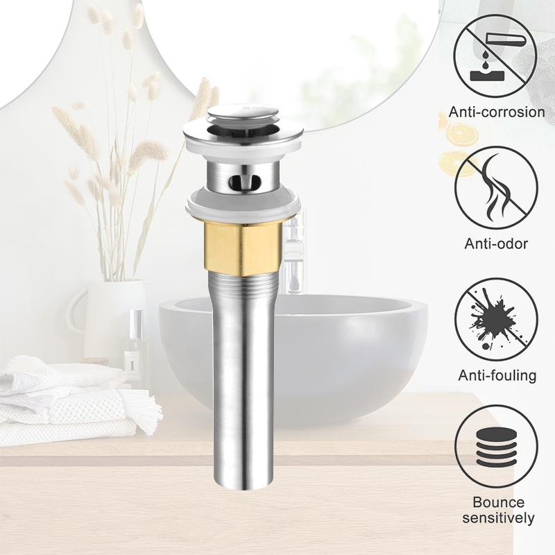 Tapón de desagüe para fregadero con filtro extraíble