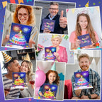 Tarjeta de cumpleaños con música y efecto de luz