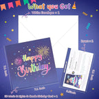 Tarjeta de cumpleaños con música y efecto de luz