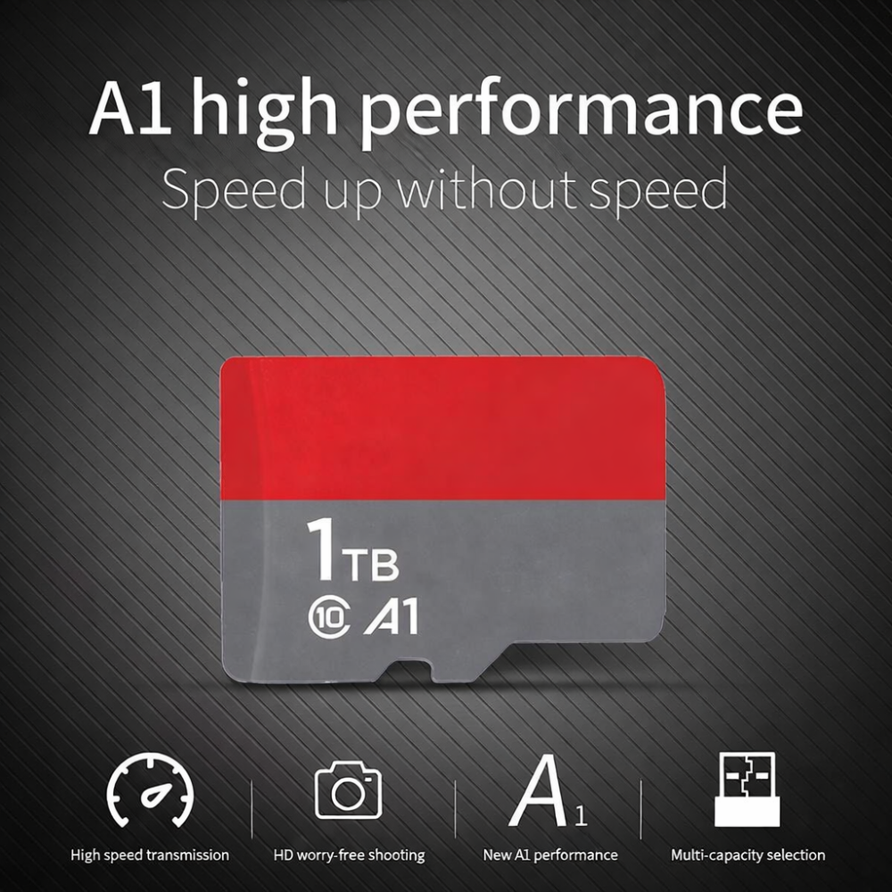Tarjeta Micro SD de 1 TB — Almacenamiento de memoria de alta velocidad