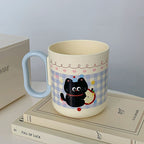 Taza de café con diseño de gato adorable