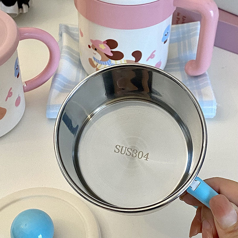 Taza de café con diseño de perro juguetón