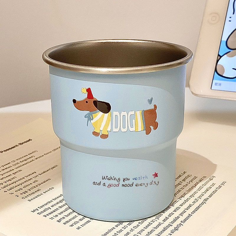 Taza de café con diseño divertido de perro