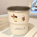 Taza de café con diseño divertido de perro