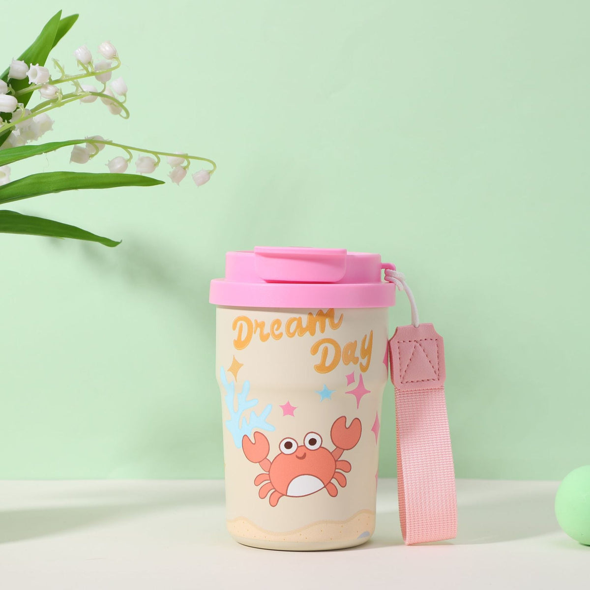 Taza de viaje artística