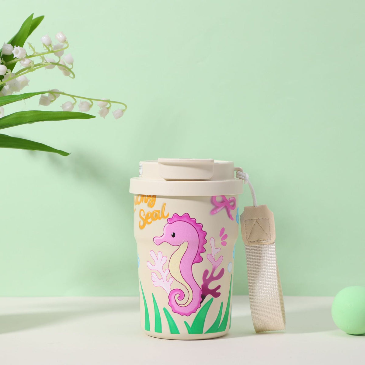 Taza de viaje artística