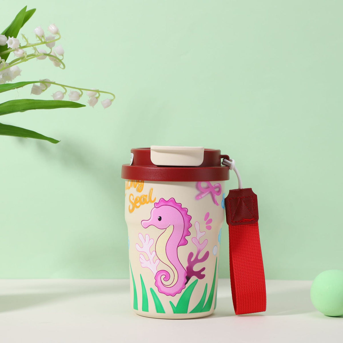 Taza de viaje artística