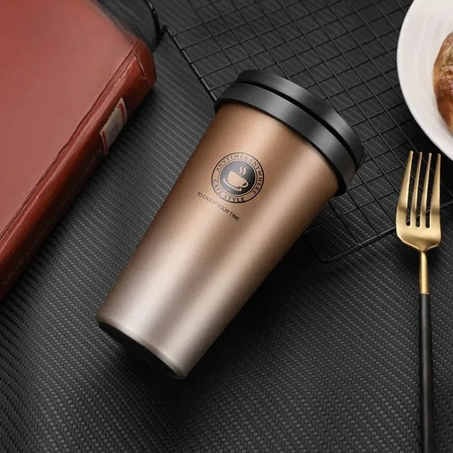 Taza de viaje térmica ThermaSip para café