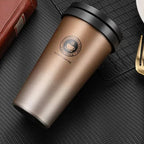 Taza térmica de acero inoxidable 500 ml con tapa deslizante