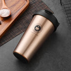Taza térmica de acero inoxidable 500 ml con tapa deslizante