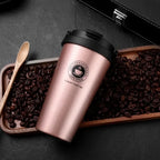 Taza térmica de acero inoxidable 500 ml con tapa deslizante