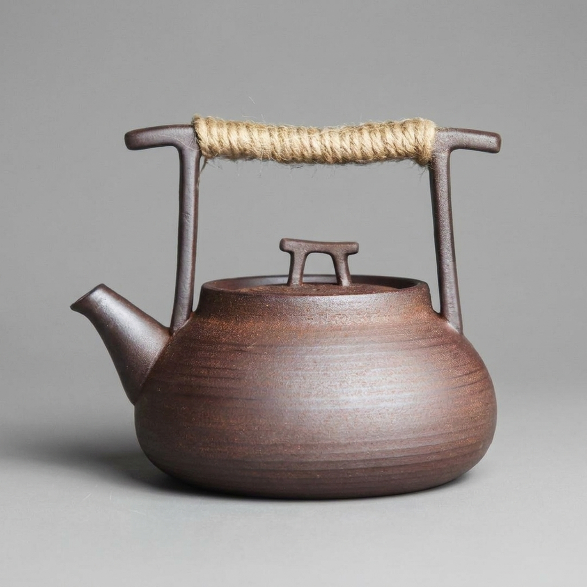 TEAGLOW – Tetera de cerámica con calentador para un servicio acogedor