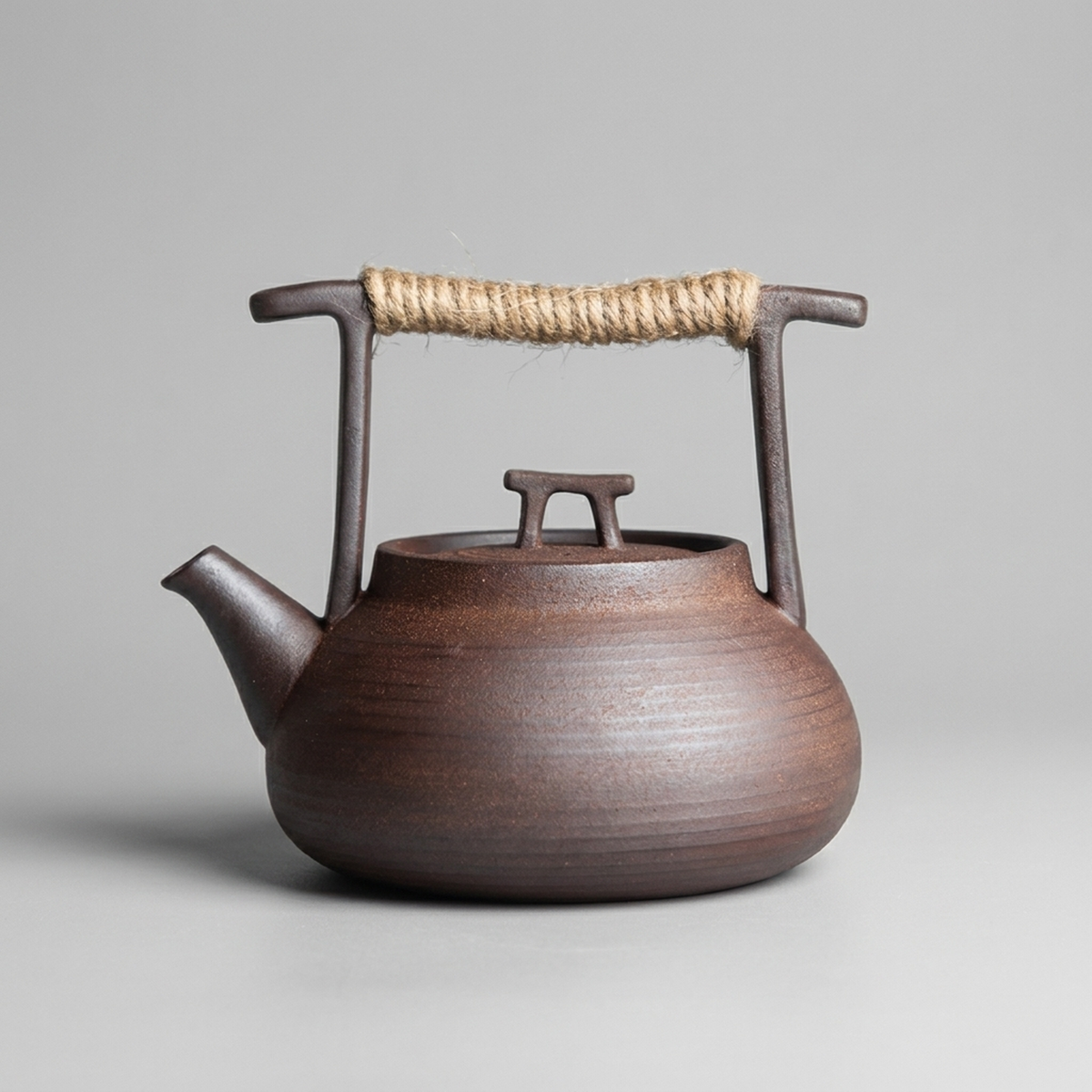 TEAGLOW – Tetera de cerámica con calentador para un servicio acogedor