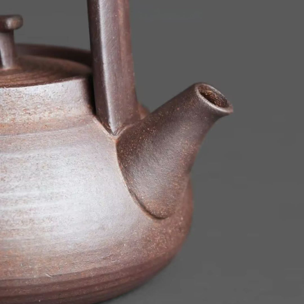 TEAGLOW – Tetera de cerámica con calentador para un servicio acogedor