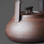 TEAGLOW – Tetera de cerámica con calentador para un servicio acogedor
