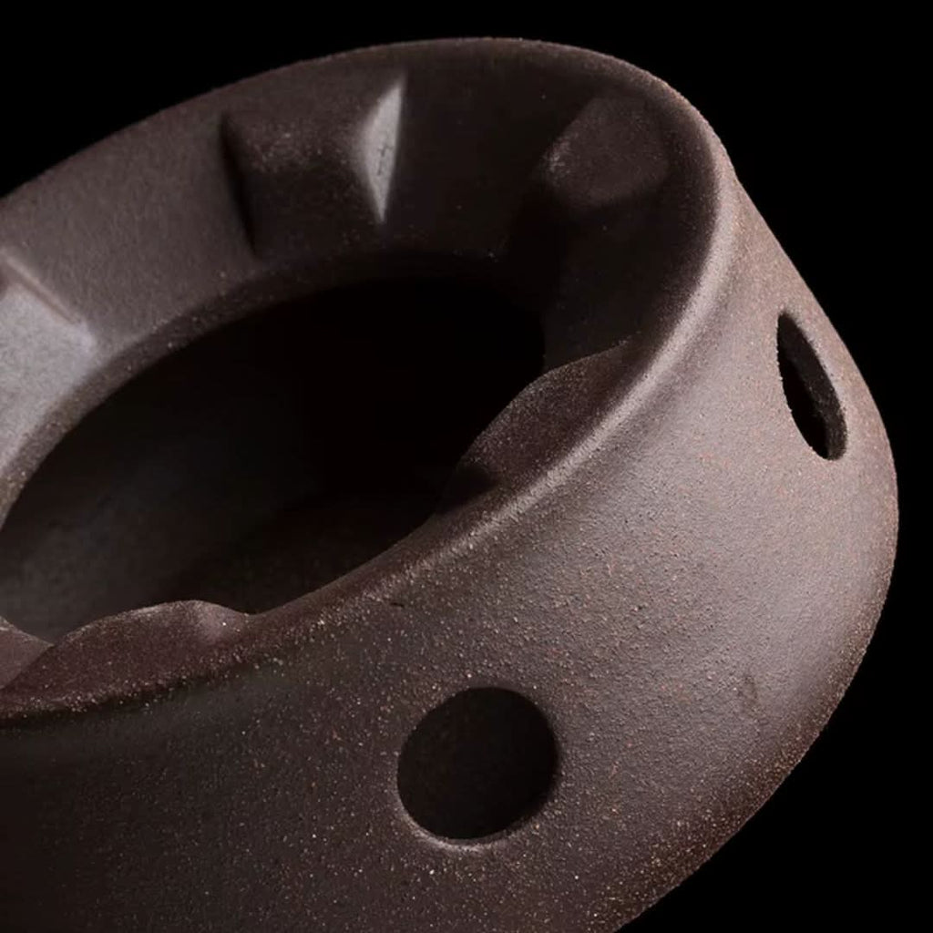 TEAGLOW – Tetera de cerámica con calentador para un servicio acogedor