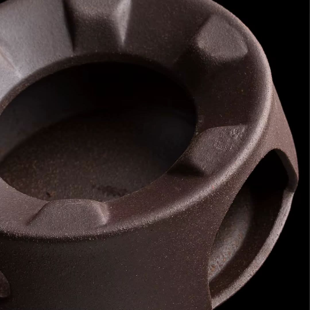 TEAGLOW – Tetera de cerámica con calentador para un servicio acogedor