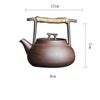 TEAGLOW – Tetera de cerámica con calentador para un servicio acogedor