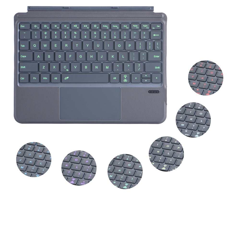 Teclado inalámbrico ergonómico con retroiluminación