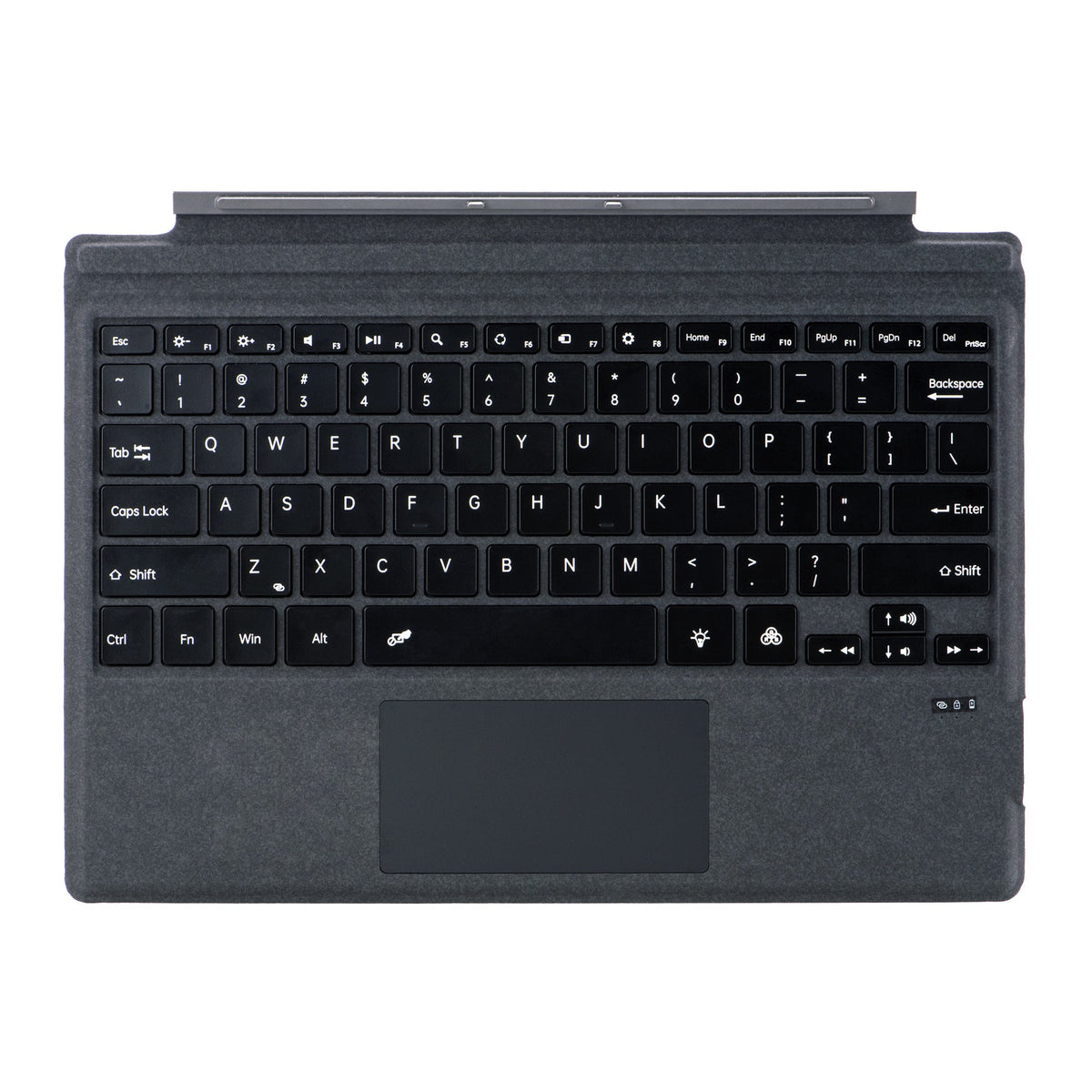 Teclado inalámbrico ergonómico con retroiluminación
