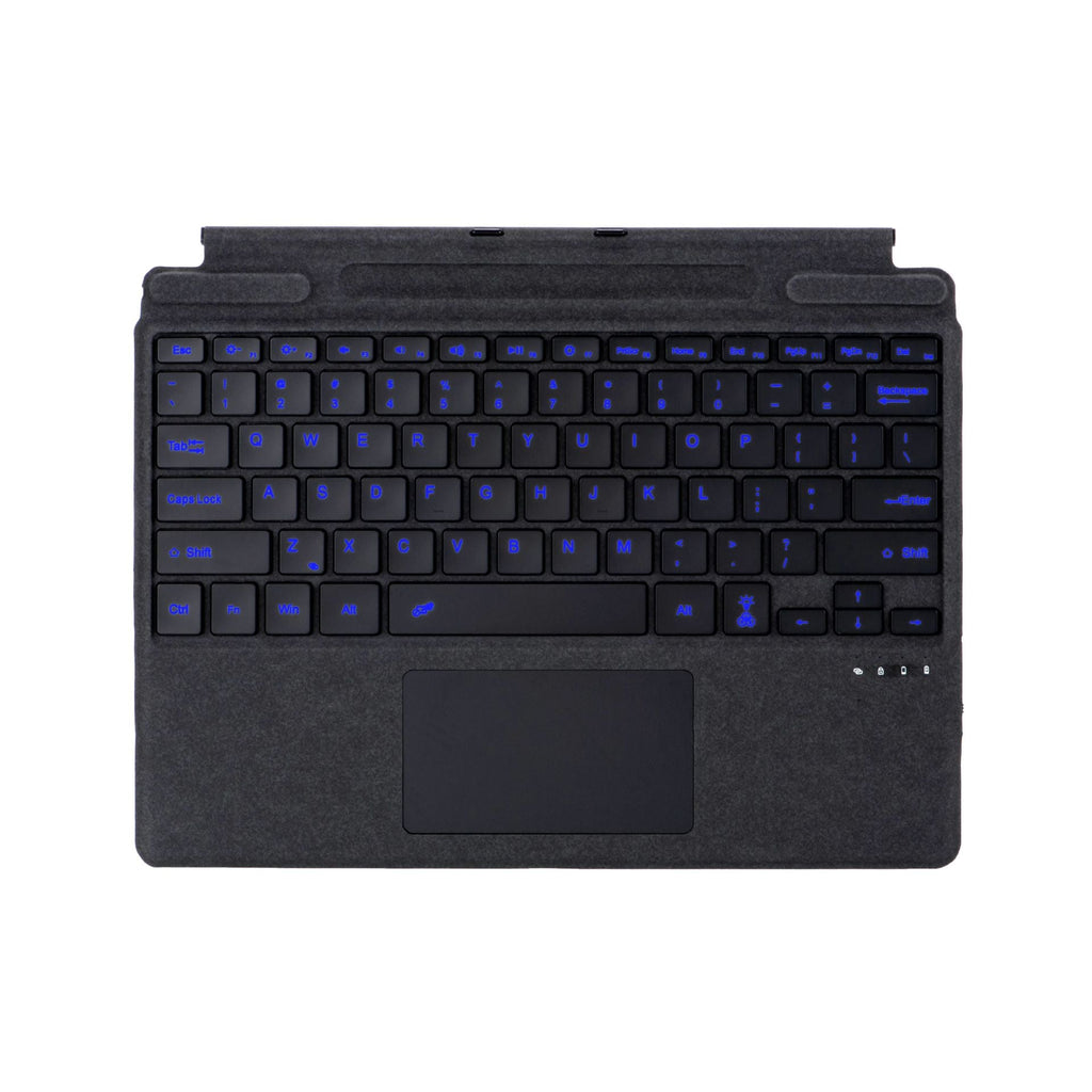 Teclado inalámbrico ergonómico con retroiluminación