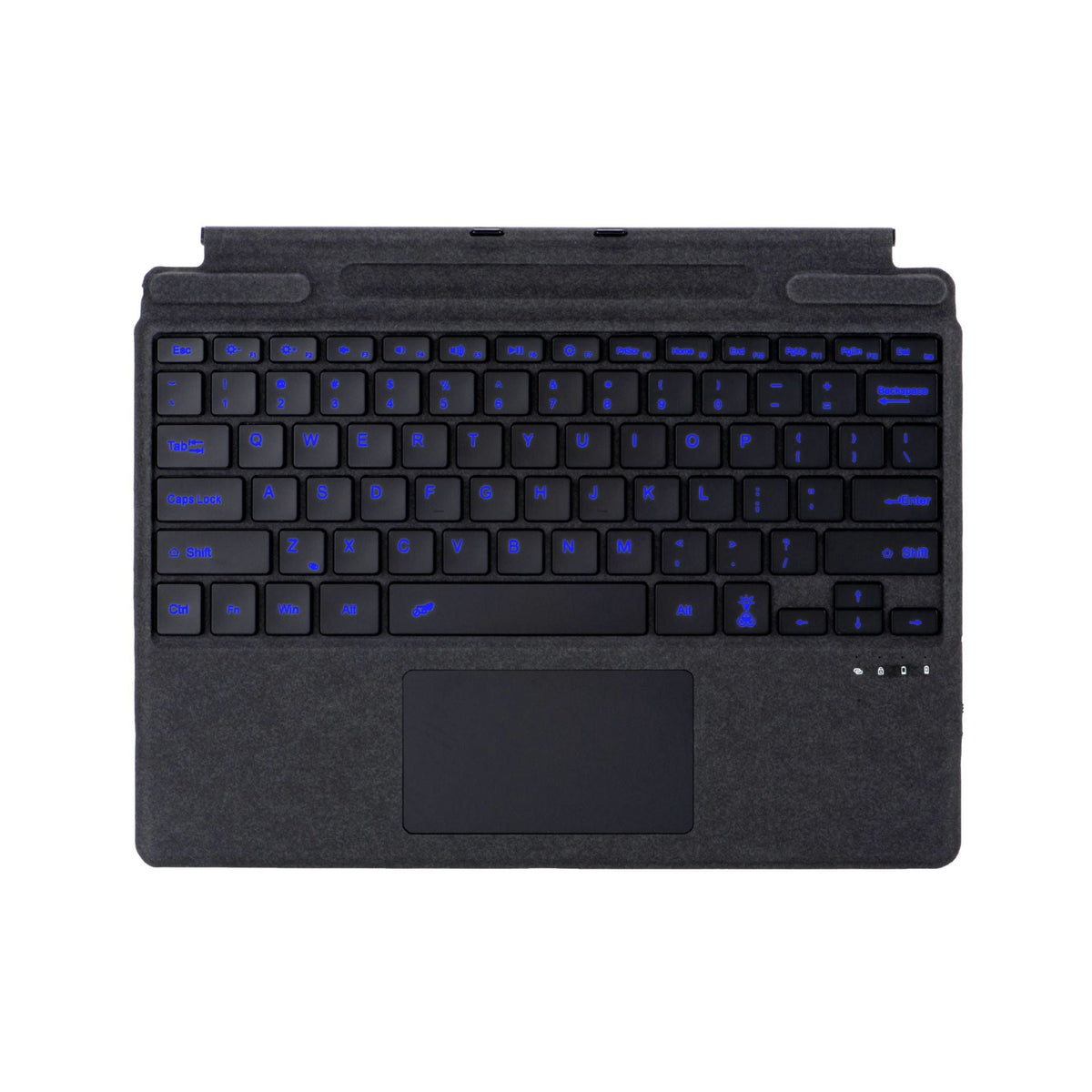 Teclado inalámbrico ergonómico con retroiluminación