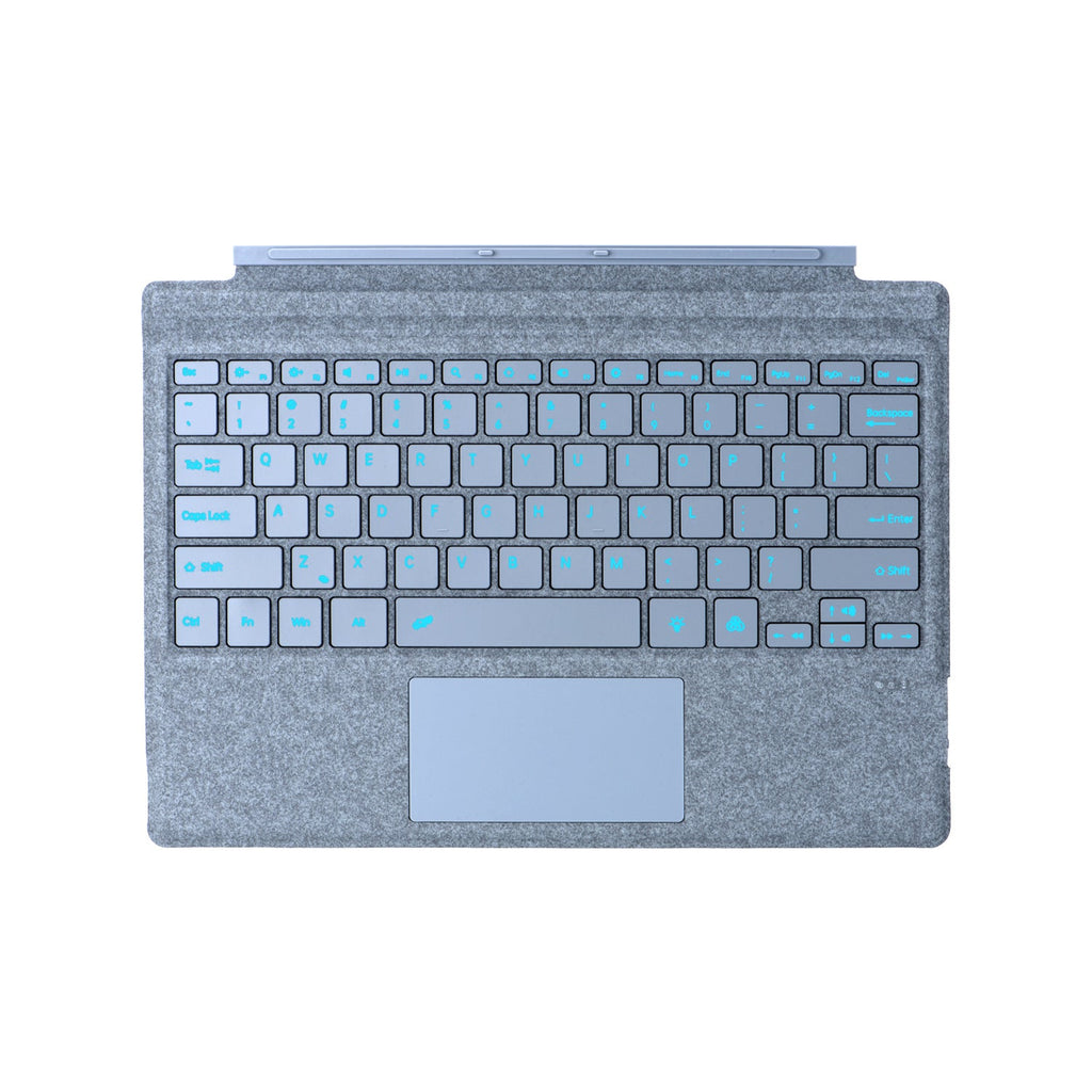 Teclado inalámbrico ergonómico con retroiluminación