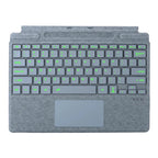 Teclado inalámbrico ergonómico con retroiluminación