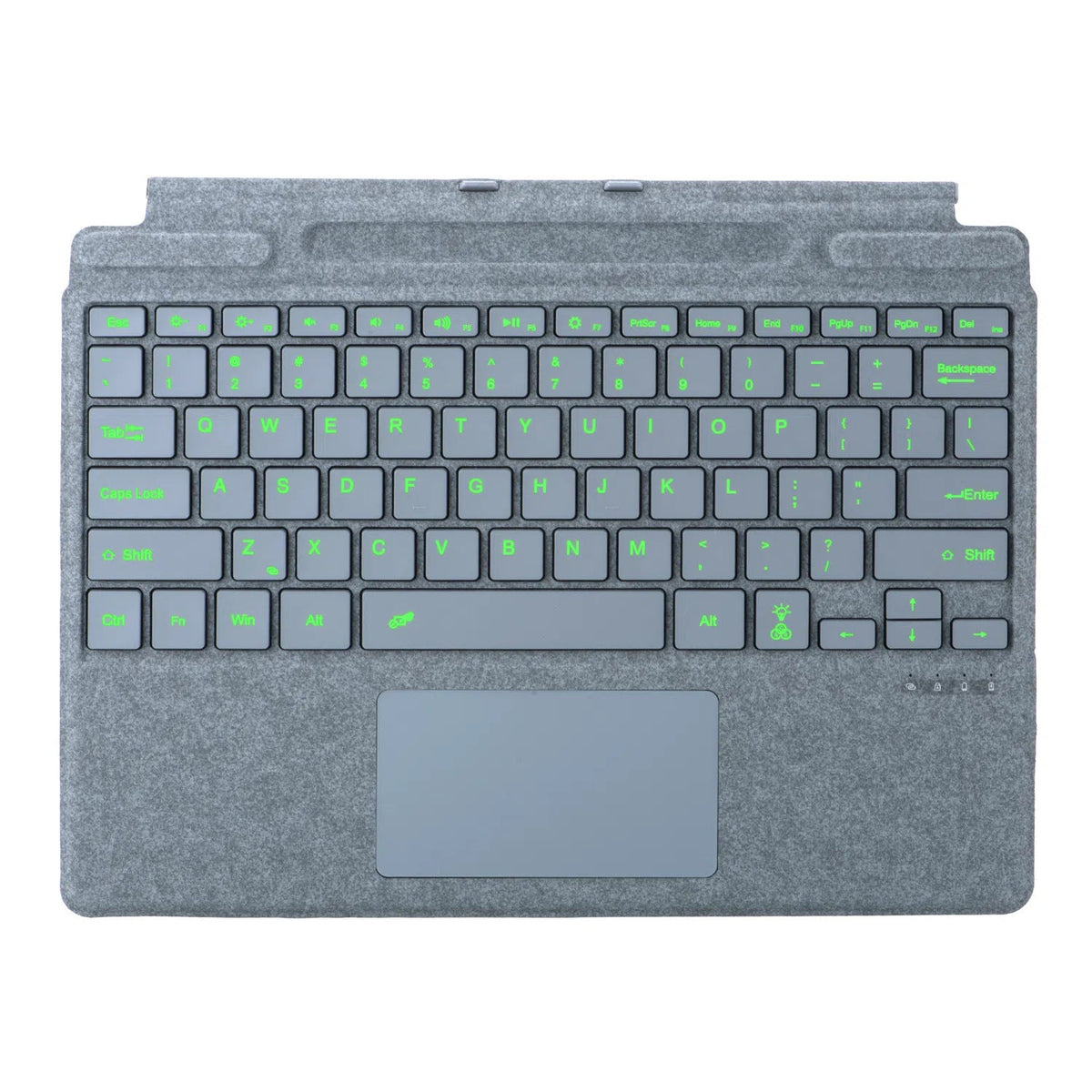 Teclado inalámbrico ergonómico con retroiluminación