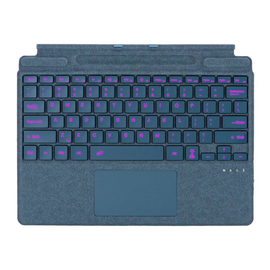 Teclado inalámbrico ergonómico con retroiluminación