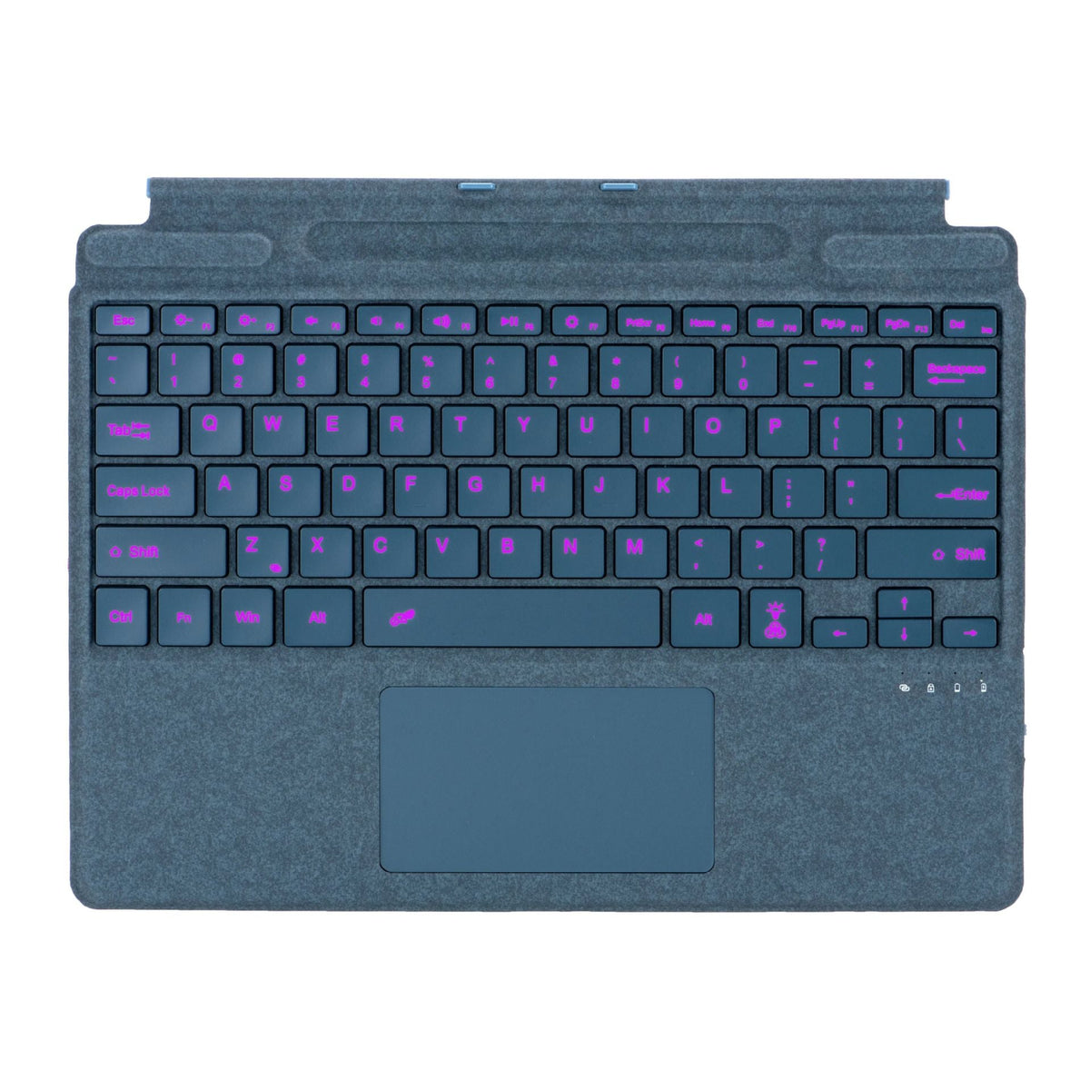 Teclado inalámbrico ergonómico con retroiluminación