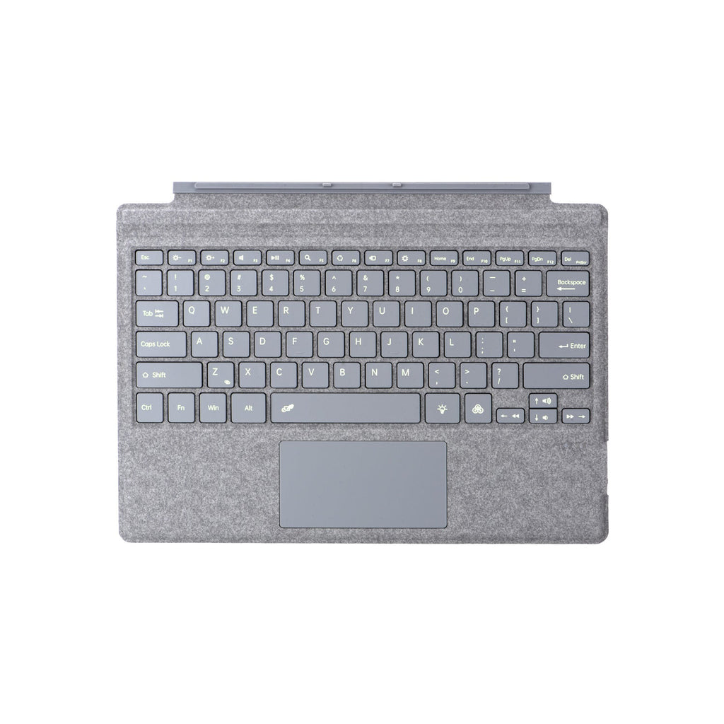 Teclado inalámbrico ergonómico con retroiluminación