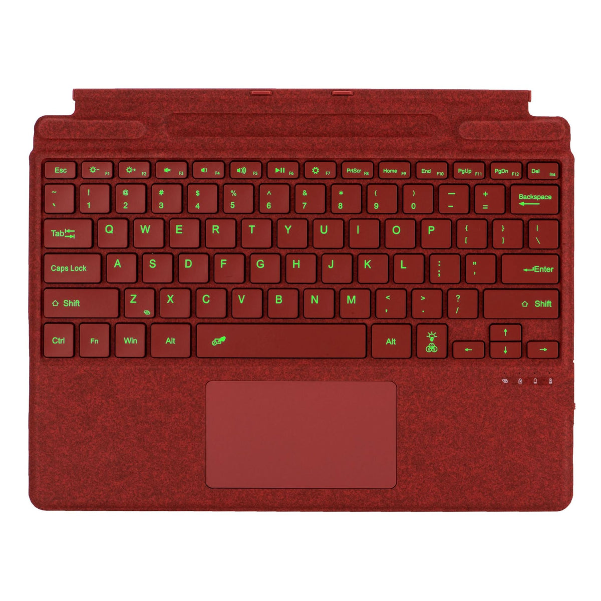 Teclado inalámbrico ergonómico con retroiluminación